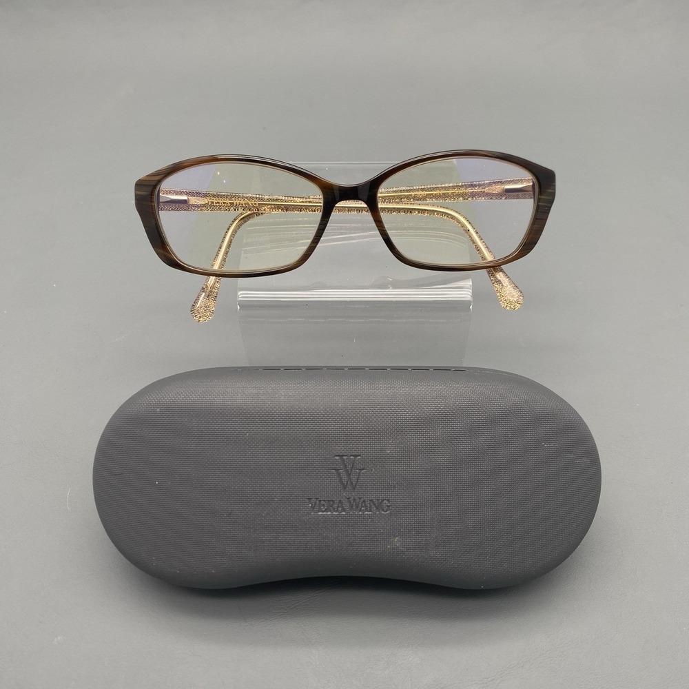 VERA WANG V366 TO TORTOISE/GLITTER FRAME  AUTHENTIC FRAMES EYEGLASSES 54-16-140